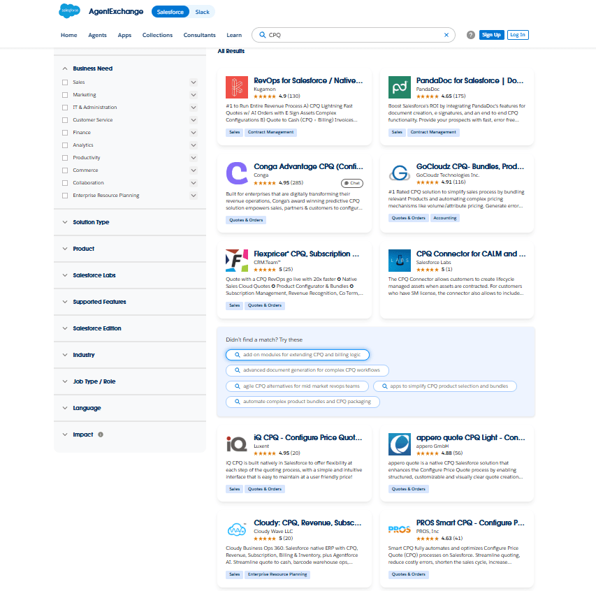 Best CPQ app On AppExchange