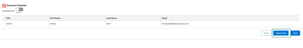 Generate Document Using Classic View 20